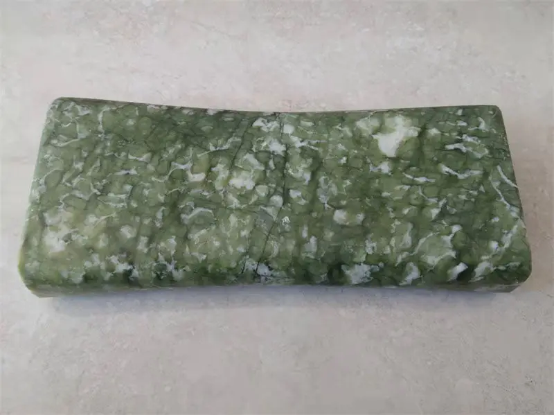 

Natural Jade Stone Pillow Solid Cooling Stone Massage Pillow Cervical Therapy Help Sleep Promote Blood Circulation Health Care