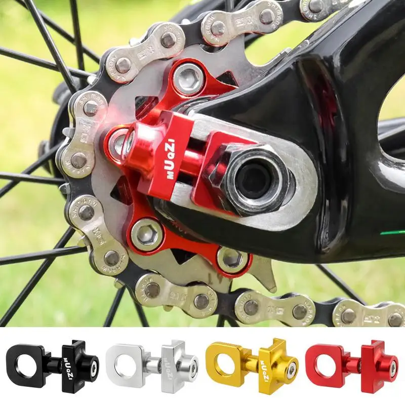 

Hot Sale New Bicycle Chain Adjuster Tensioner Fastener Aluminum Alloy Bolt For BMX Fixie Bike Single Speed Bicycle Bolt Screw