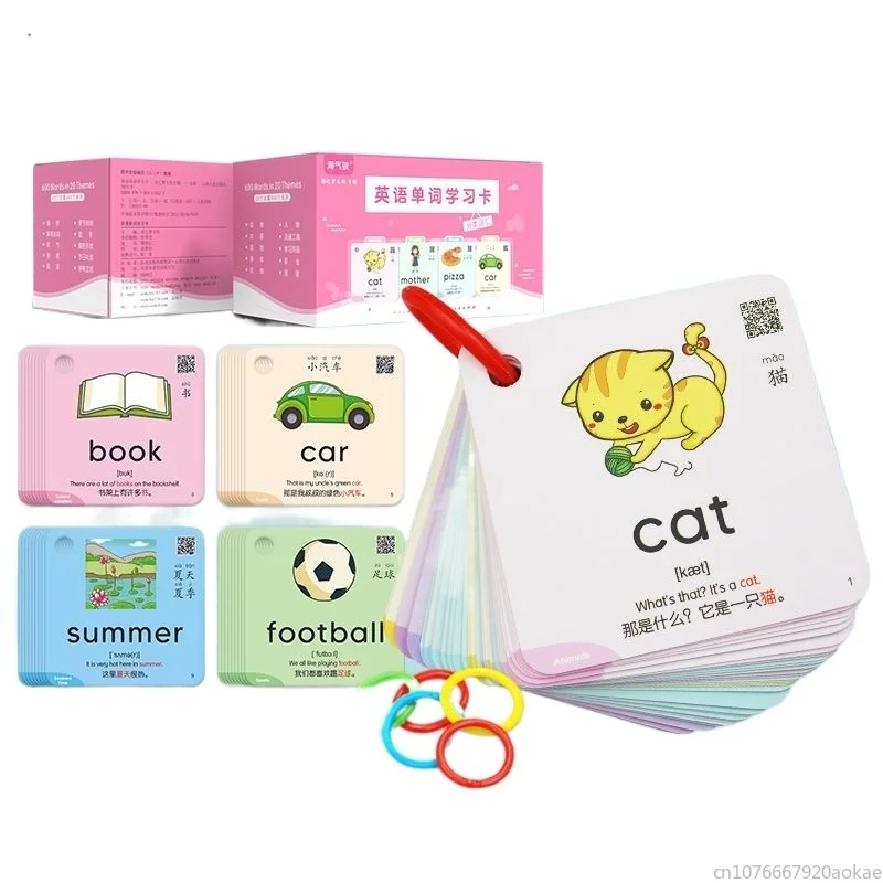 600 детских английских слов раннее образование просвещение обучающая карта