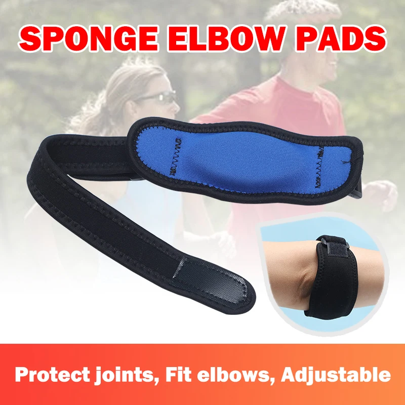 

Adjustable Safety Nylon Elbow Brace Sleeve Pad Basketball Tennis Pain Protection