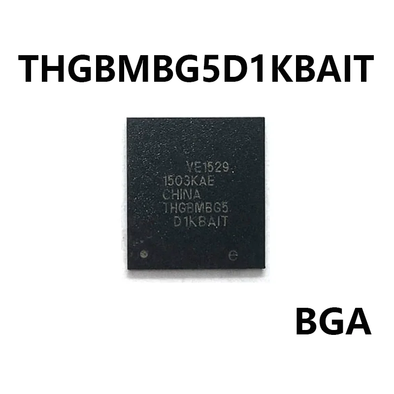 

Бесплатная доставка 5-20 шт./лот THGBMBG5D1KBAIT THGBMBG5D1 5D 1KBAIT мобильный телефон Жесткий диск чип памяти 153 шарики 4G emmc библиотека IC