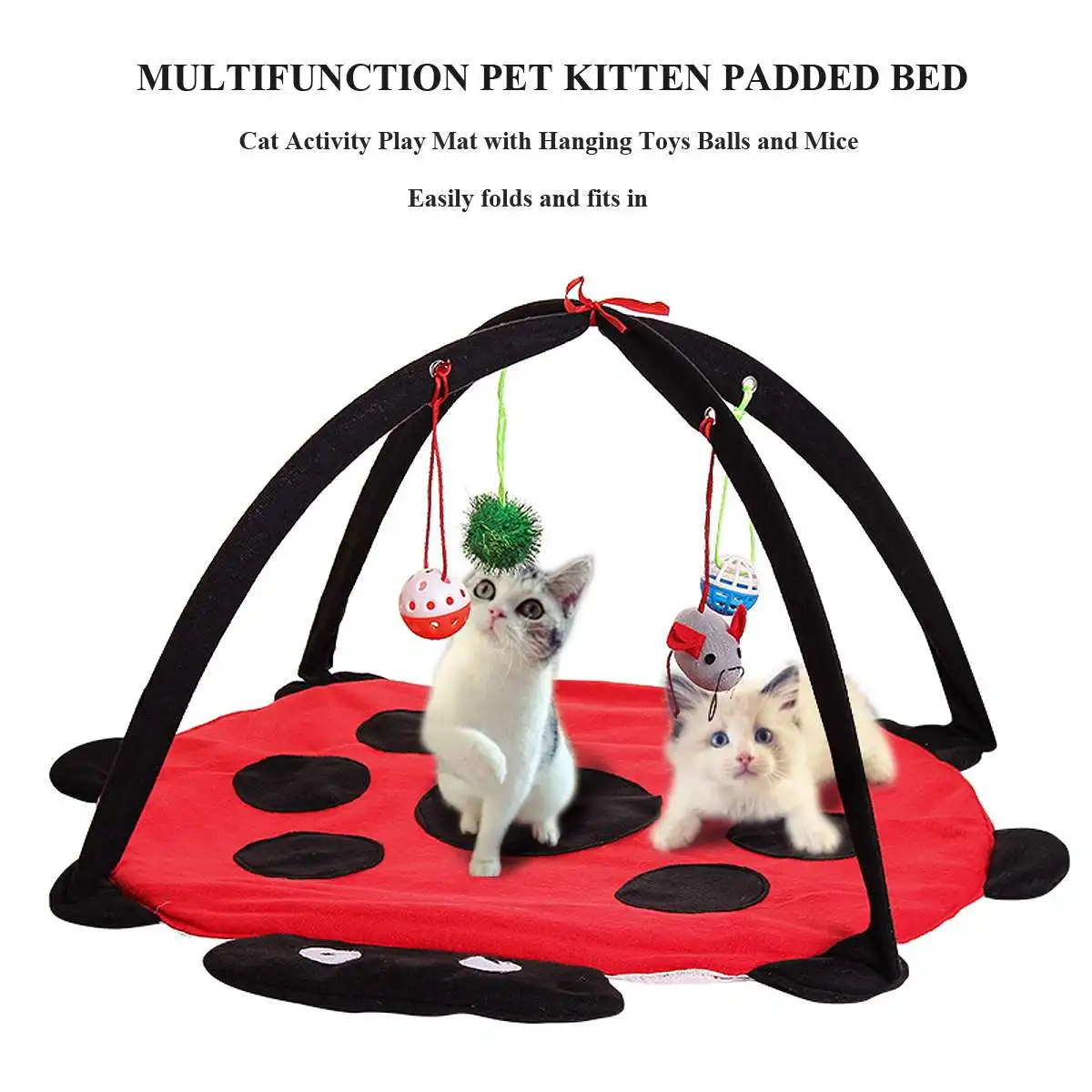 

Funny Cat Tent Portable Cat Toys Cat Tent Pets Play Bed Toys Cat Play Mat Blanket House Foldable Kitty Tents Cat Beds & Mats