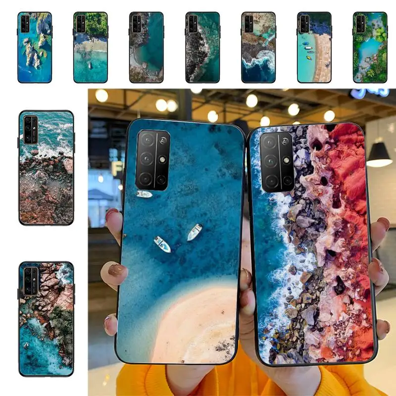 

Sea blue Sky beach Phone Case for Huawei Honor 10 i 8X C 5A 20 9 10 30 lite pro Voew 10 20 V30