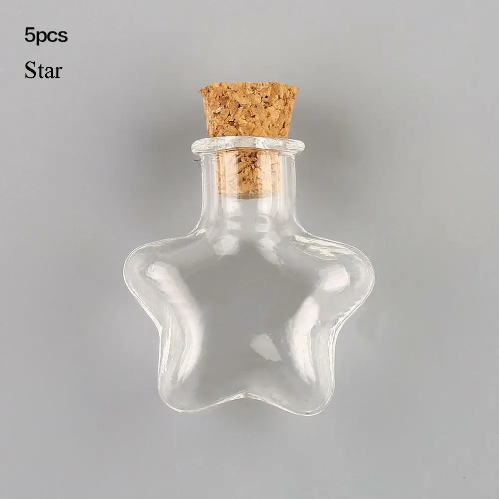 

Прозрачные стеклянные банки для рукоделия 5 шт.