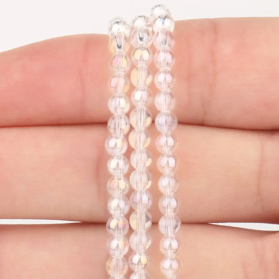 Бусины-разделители АВ для изготовления ювелирных изделий, прозрачные оранжевые кристаллы насыпью, 4 мм, для браслетов, ожерелий «сделай сам»