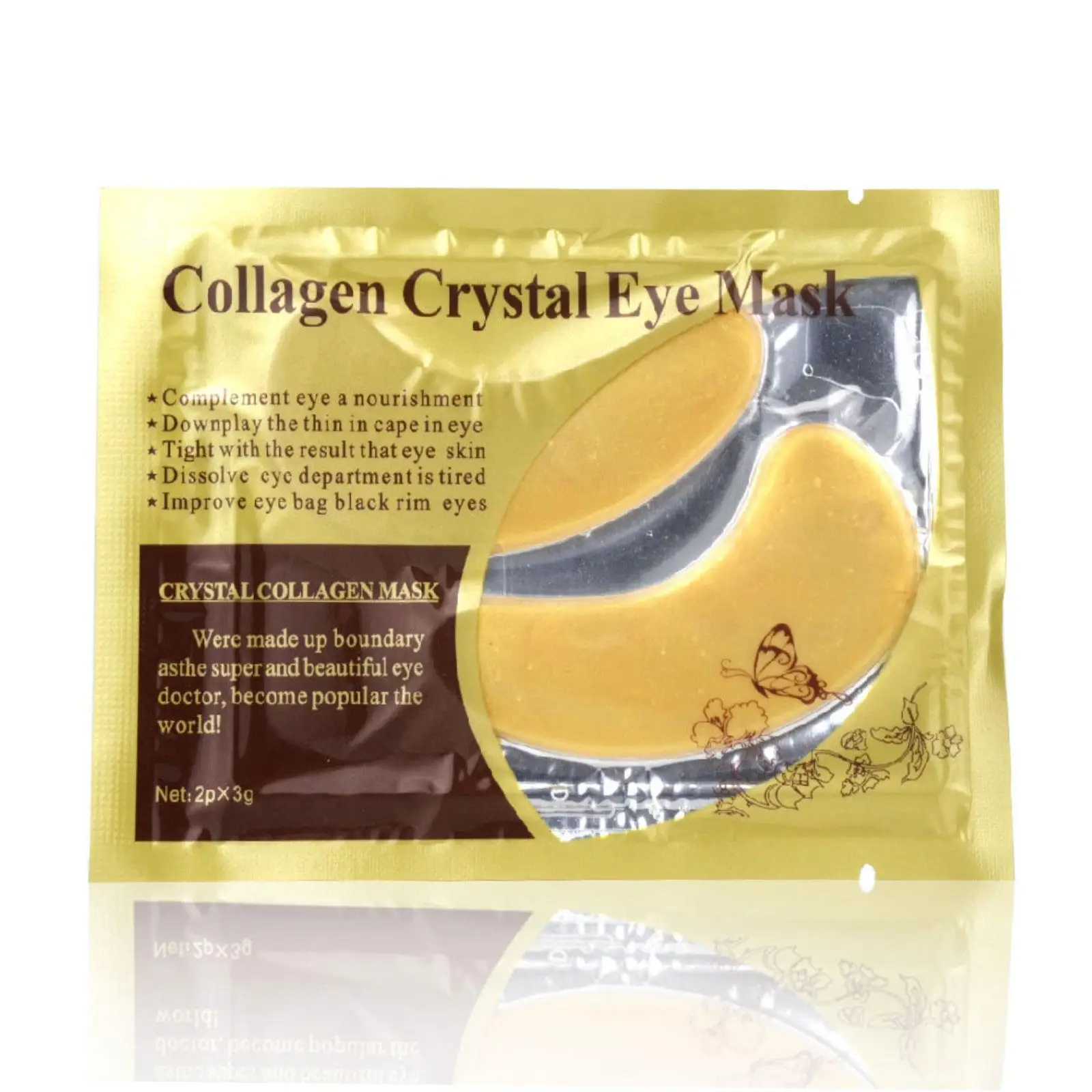 

1 пара Золотая коллагеновая прозрачная маска для глаз против морщин и старения кожи вокруг глаз увлажняющие против ухода комбинированные п...