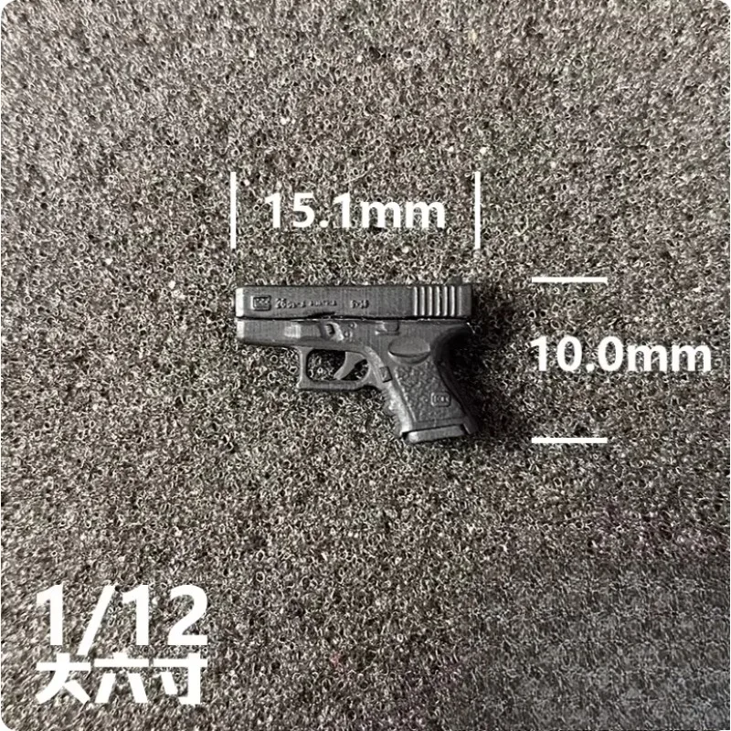 Фото Миниатюрная модель пистолета G26 из смолы в масштабе 1/12, подходит для 6-дюймовых фигурок, аксессуары для кукол Notaman №3