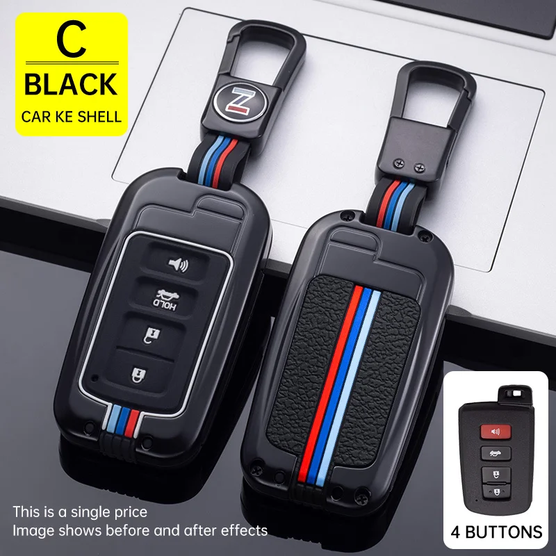 

2 3 Buttons Car Key Cover Case For Toyota Camry Corolla Avalon Rav4 Land Cruiser Chr Auris Car Remote Key Holder Key Fob Shell