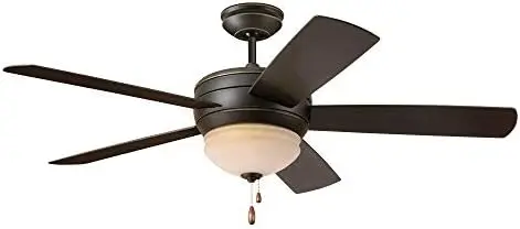 

ireland HOME Summerhaven LED Ceiling Fan with Light Kit, 52 Inch | Outdoor Wet Rated Fixture with Weather Resistant Blades | Inc