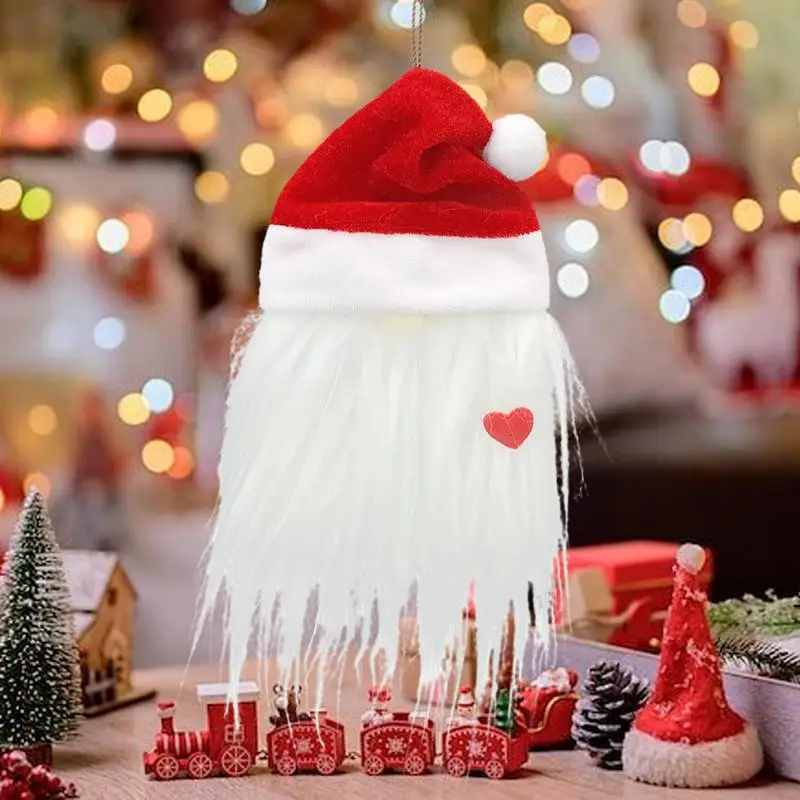 Рождественские украшения в виде гномов зеленая или белая длинная борода