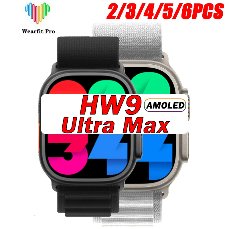 

Смарт-часы HW9 Ultra Max для мужчин и женщин, AMOLED, 49 мм, оптовая продажа