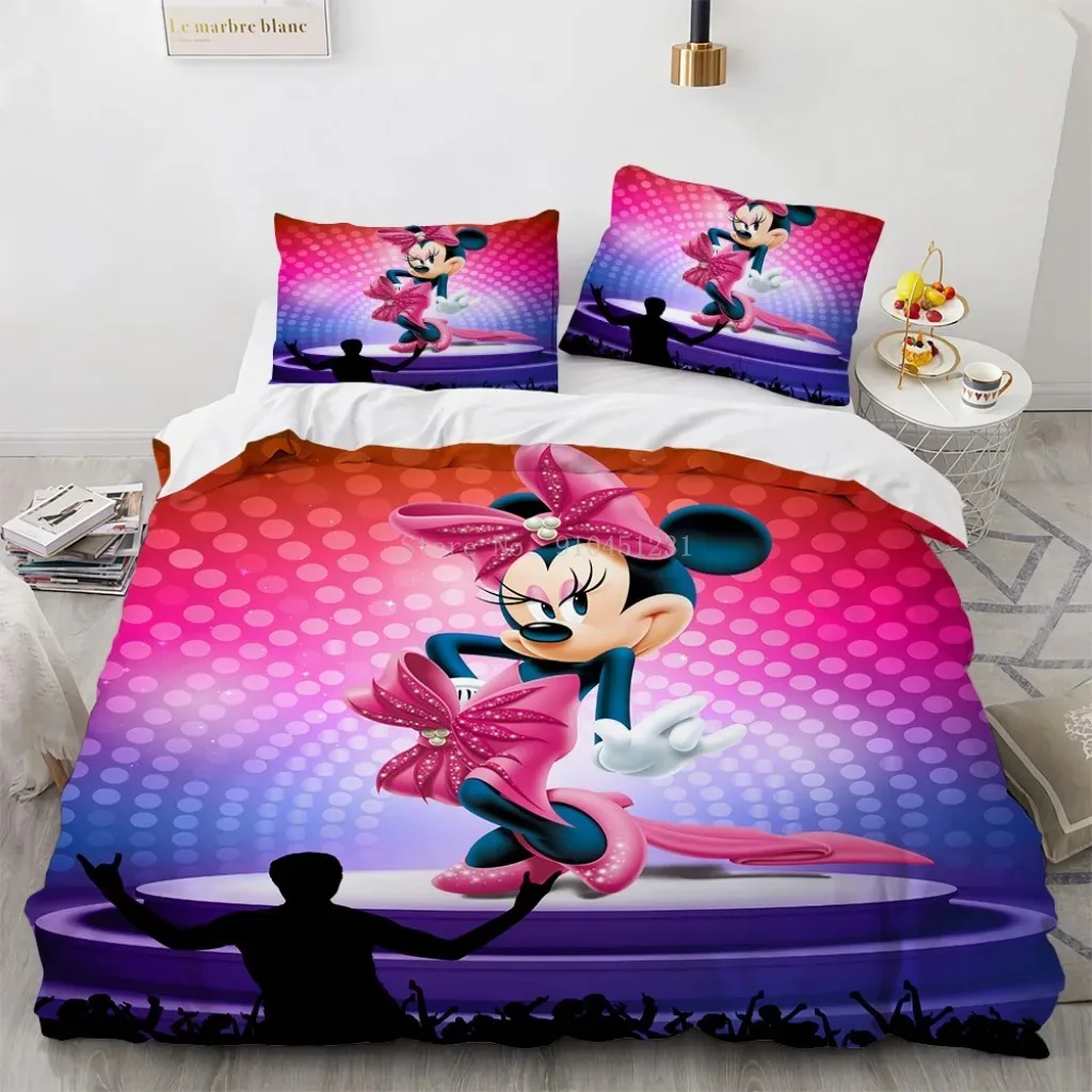 Пододеяльник с Микки Маусом наволочка Комплект постельного белья для спальни и