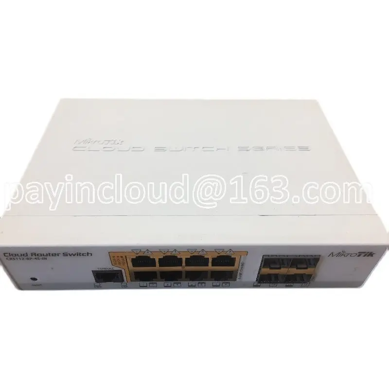 

MikroTik CRS112-8P-4S-IN 8-Port Switch 90% New