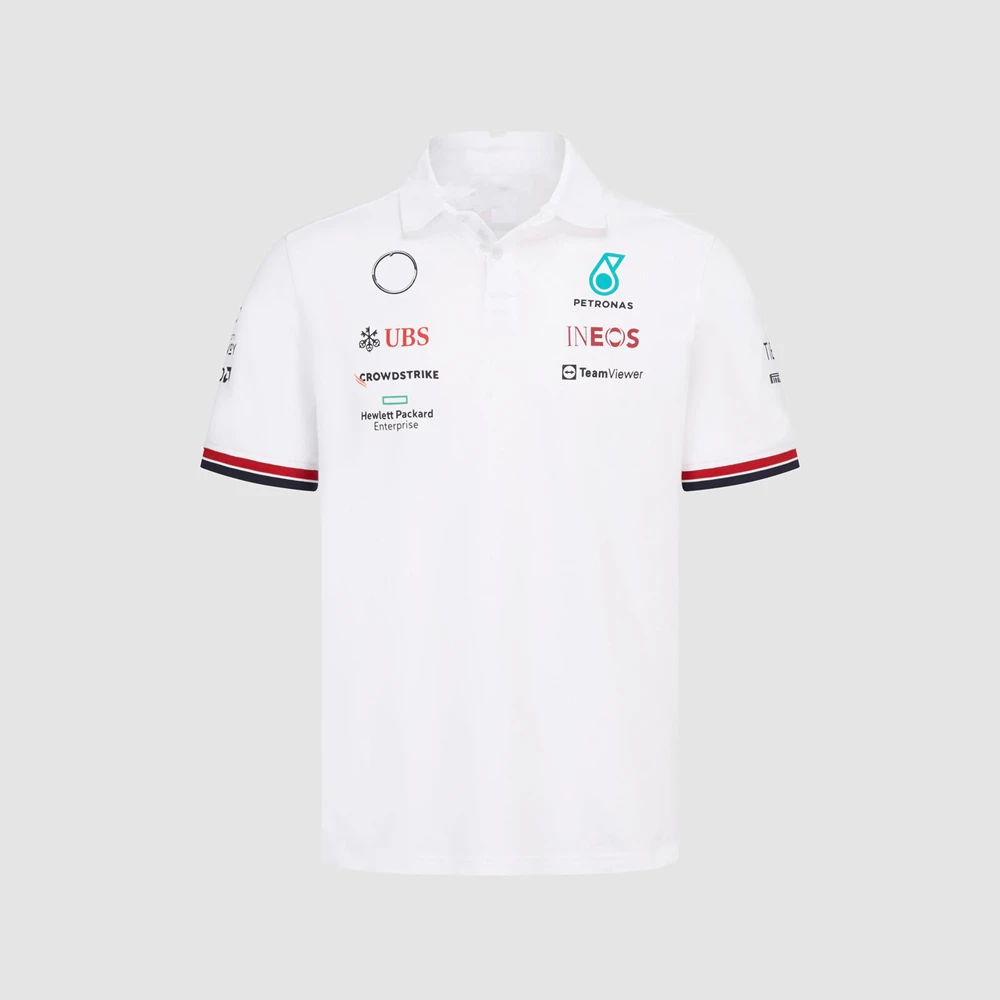 

2022 Official T-Shirts F1 Shirts Formula One Official Website Team Racing Racing T-Shirts Breathable Short Sleeve Lapel Shirts