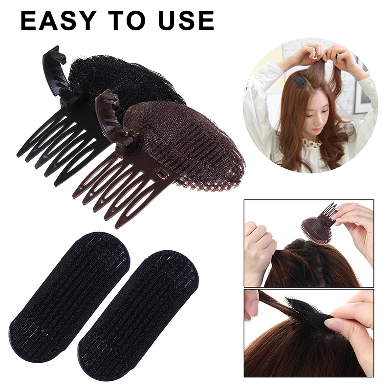 

Sponge Clip Puff Hair Head Cushion Invisible Volume Hair Base Fluffy Hair Pad DIY Hair Styling for Women Girl Beauty Tool