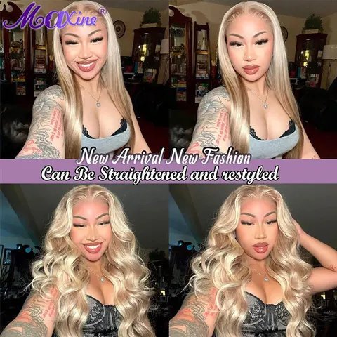 Блестящие человеческие волосы P27/613, блестящие прямые волосы с эффектом омбре, светлые, блестящие прямые искусственные волосы длиной 30 дюймов, наращивание человеческих волос