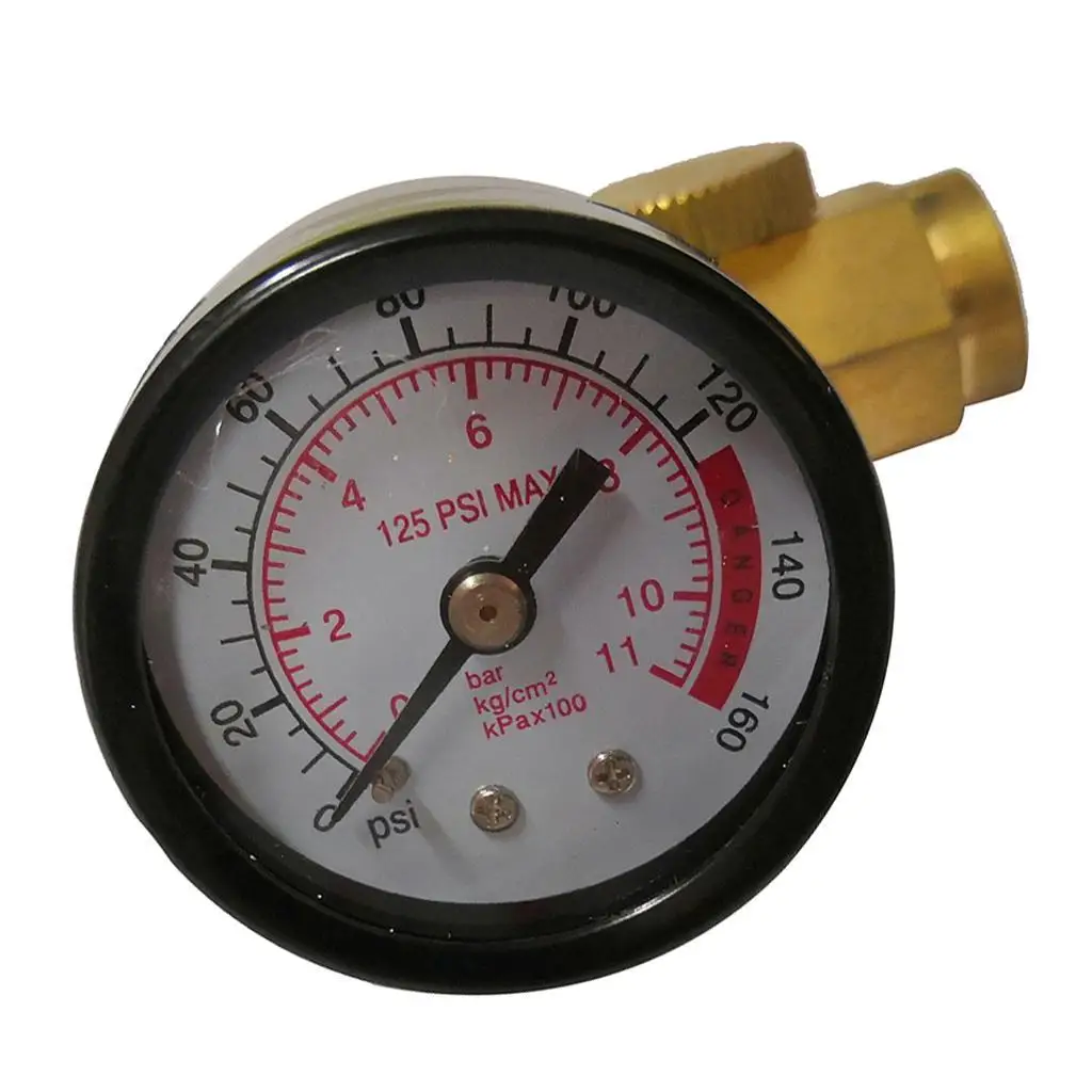 

1/4inch Adjustable Mini Air Pressure Regulator Dial Gauge Sprayer