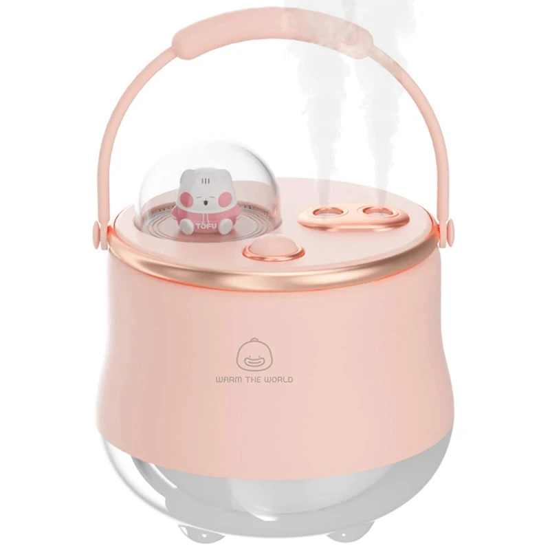 

Humidifier Cute Cold Mist Humidifier Adjustable Spray Dual Mode Portable Humidifier Suitable for Bedroom Children