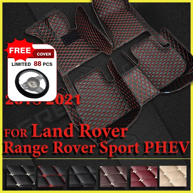 

Car Floor Mats For Range Rover Sport PHEV 2018 2019 2020 2021 Custom Auto Foot Pads Automobile Carpet Cover Interior Accessories
