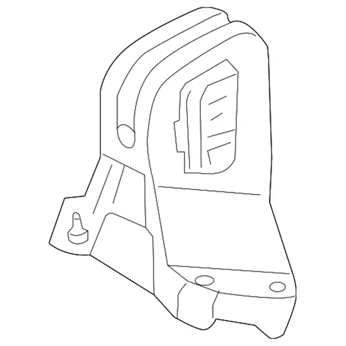 Монтажный кронштейн двигателя автомобиля крепление коробки передач 30723146