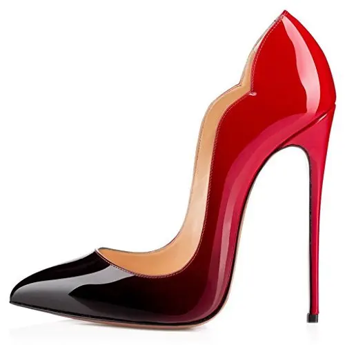 

2022 New Spring Autumn Women's High Heel Shoes Patent Leather Pointed Toe Sexy Women's Shoes Thin Heel Super High Heel Pumps