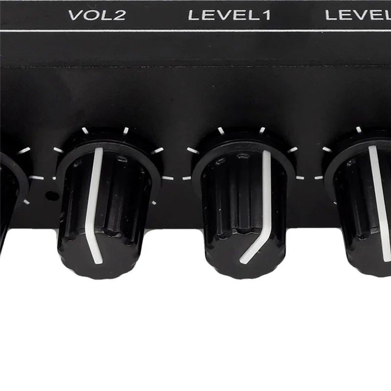 AU-402C Audio смешанный дистрибьютор переключатель сигнала 4 входа 2 выхода RCA