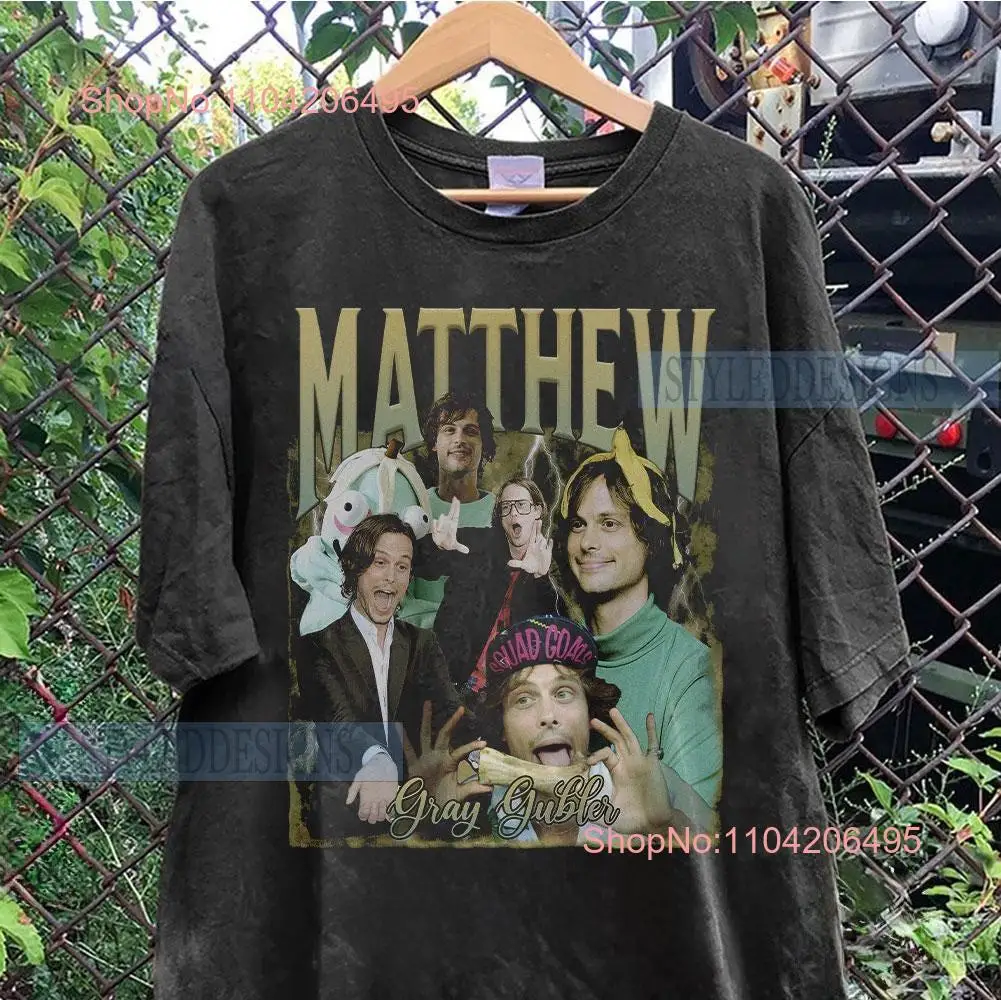 Серая футболка Matthew Gubler Style для фанатов с капюшоном и винтажная Homage Thicinhichthoi Store