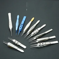 ophthalmology toothed tweezers cosmetic plastic stitches removal tweezers surgical tools hook double eyelid fat tweezers liposuc