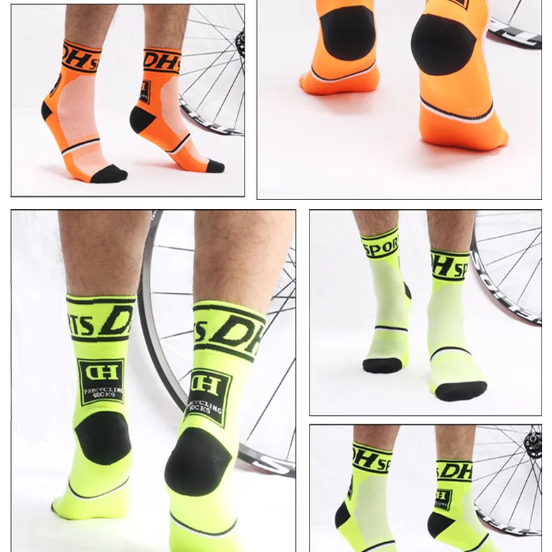 Sport Sock Women Men Sport Sock Supply Running Riding Cycling Over Knee Basketball Biking  Breathable CompressionHockey Soccer