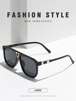 2022 women men vintage brand design pilot fashion square sunglasses sun glasses femlae black green leopard trendy goggle eyewea