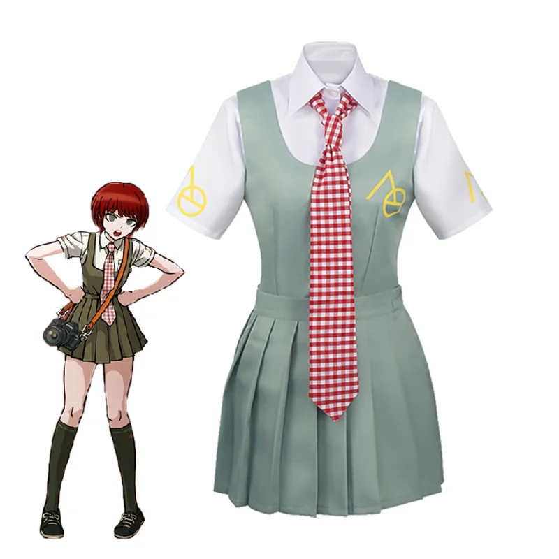 

Danganronpa Koizumi Mahiru Cosplay Costume Anime Japanese Uniform Sailor Suit Women Dress Girls Halloween Clothing