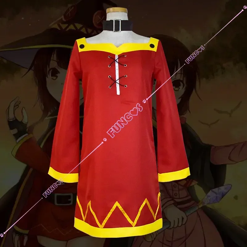 Костюм для косплея Megumin konsubarashii Sekai ni shukufuku wo парик капитана witch головной убор