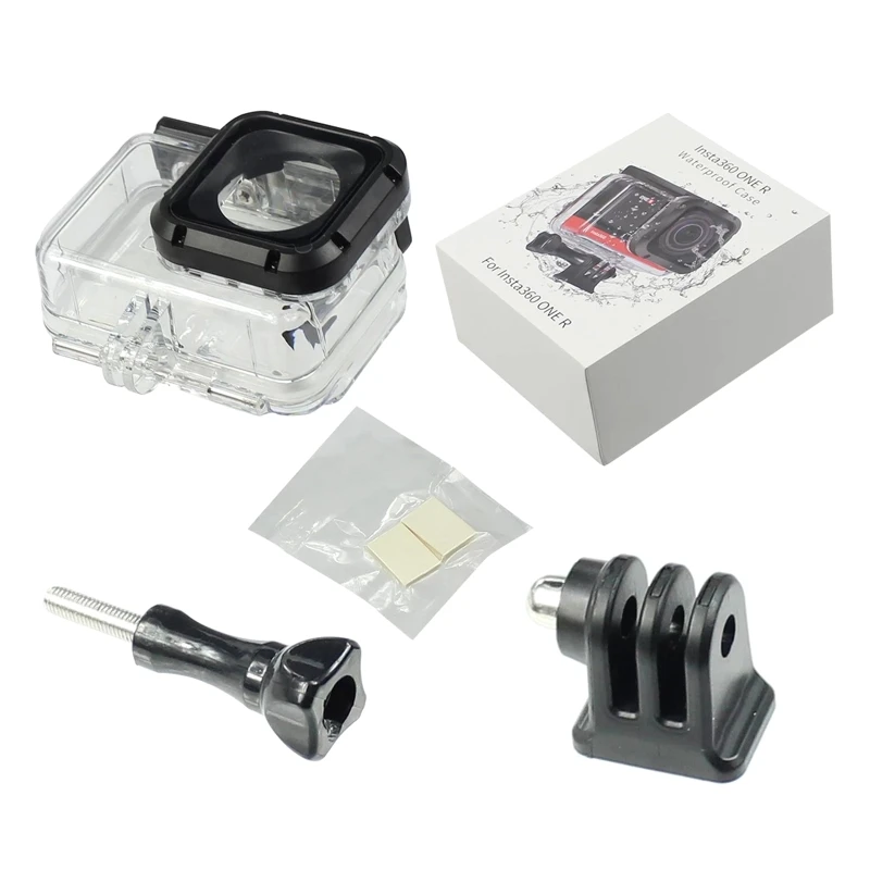 

Dive Case for 360 ONE R 360 Degree Action Camera Waterproof Housing Underwater Diving Protective Shell 60M Bracket