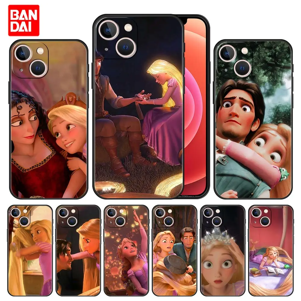 

Cover Case for iPhone 11 12 13 Pro Max SE 2020 11pro 12pro 13pro Mini Full Japan Style Coque Cell Soft Princess Rapunzel Disney