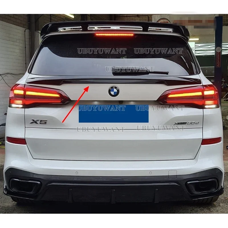 Новый высококачественный ABS краска задний багажник губа средний спойлер верхнее