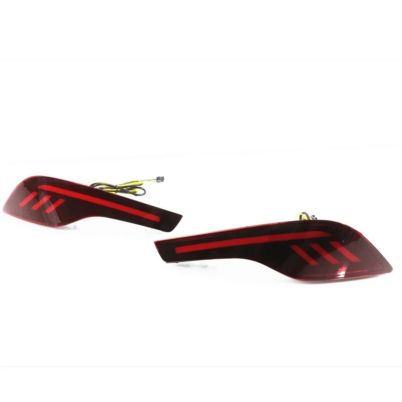 Car Flashing 2PCS LED Multi-function 12V Reflector Lamp Rear Fog Bumper Light Brake For Honda CRV 2017 2018 2019 |