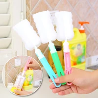 soft sponge cup brush long handle sponge bottle brush drink wineglass bottle glass cup washing cleaning kitchen