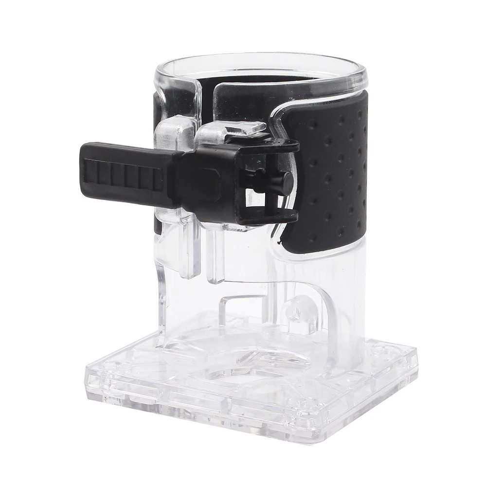 

Fast Fixed Wooden Router Base Woodworking Cutter Electric Trimmer Machine Base Transparent Woodworking Tools