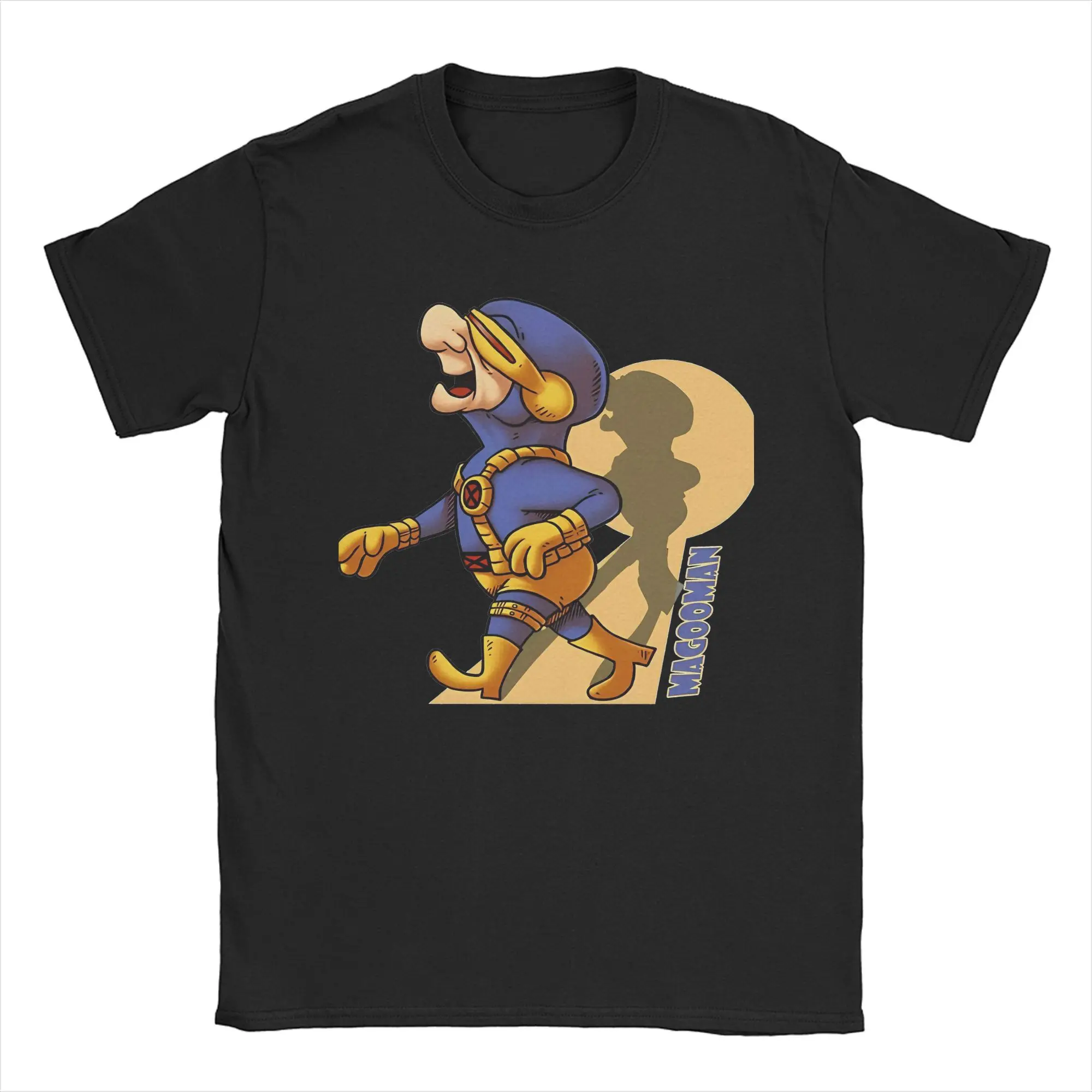 Модная Футболка Mr Magoo для мужчин и женщин мультяшная футболка из 100% хлопка одежда