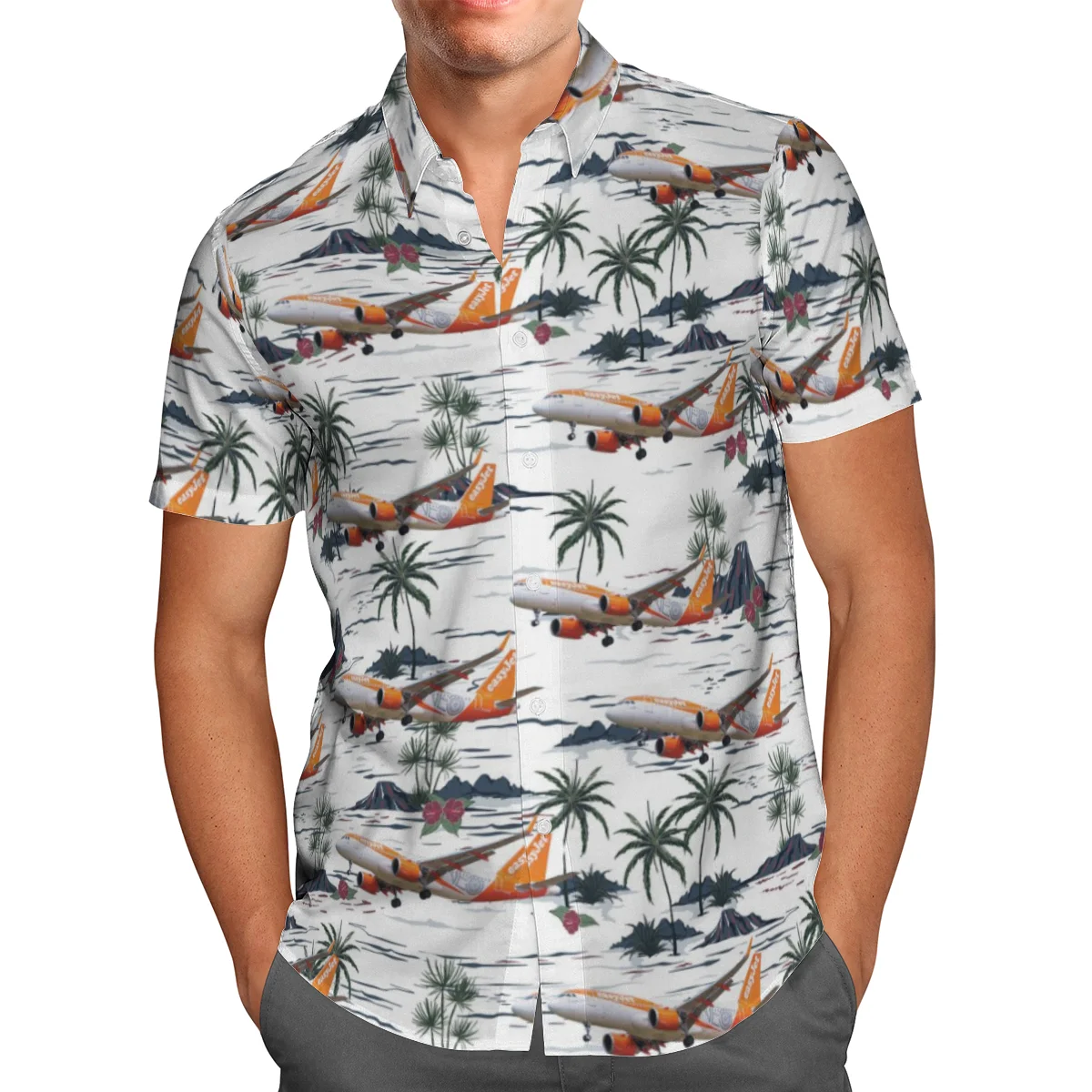 

Flight Enthusiast 3D Beach Hawaiian 2022 Summer Shirt Short Sleeve Shirt Streetwear Oversized 5XL Camisa Social Chemise Homme-39