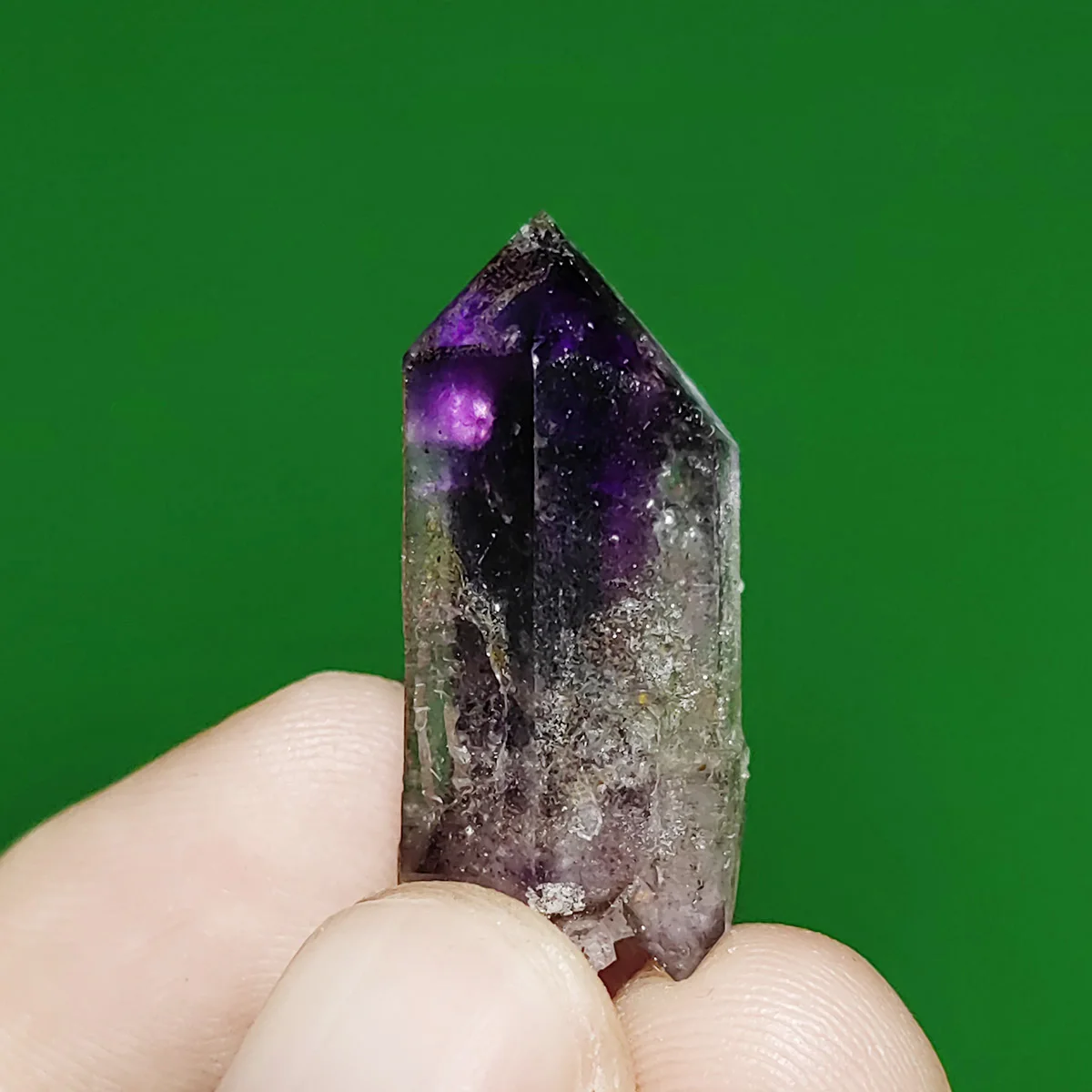 C5-1B натуральный камень кварц намибийский аметист образец минерального кристалла