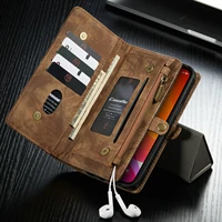 wallet leather magnetic coin purse multifunctional phone case for iphone 13 12 mini 11 pro max x xr xs max 6 s 7 8 plus se 2020