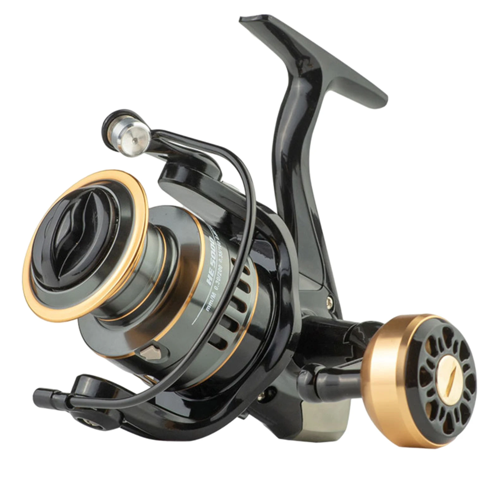 

Spinnings Reel High Speed 5.2:1 All Metal CNC Smooth Left Right Interchangeable Handle for Saltwater Freshwater Fishing
