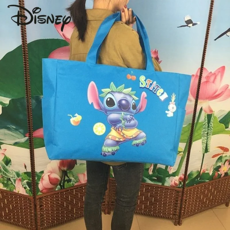 Disney New Travel Bag Fashionable High Quality Moving Luggage Cartoon Large Capacity Multifunctional Home Supplies Storage Bag