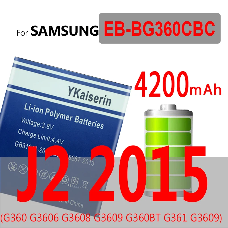 EB-BG360CBC аккумулятор для Samsung Galaxy Core Prime G360 G361F LTE SM-G3606 J1 J2 J5 J7 Pro 2015 2016 2017 Ace J700 J510 -