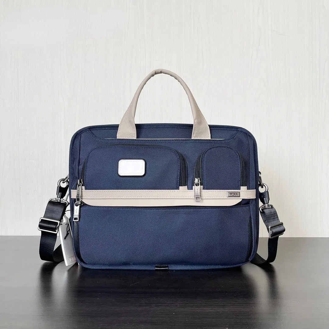 Tumi Alpha 3 Series Business Work Commuter Expandable Notebook Computer Briefcase Casual Shoulder Fashion Handbag