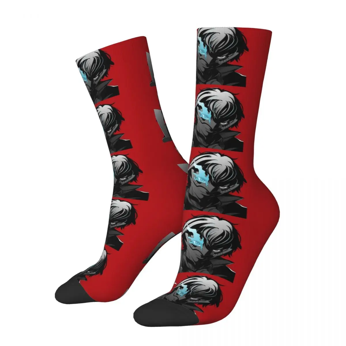 

Hip Hop Vintage Joker Crazy Men's Socks Unisex Persona Street Style Pattern Printed Funny Novelty Happy Crew Sock Boys Gift