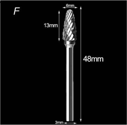 Наборы фрез из карбида вольфрама Dremel 3 мм