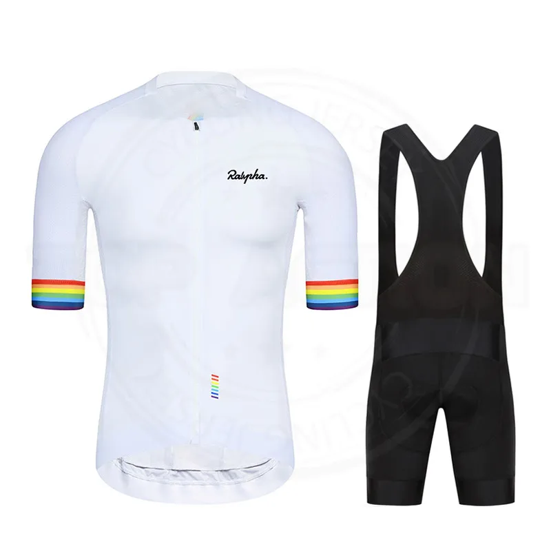 

Raphaful Cycling Jersey Set 2022 Man Summer MTB Race Cycling Clothing Short Sleeve Ropa Ciclismo Outdoor Riding Bike Uniform