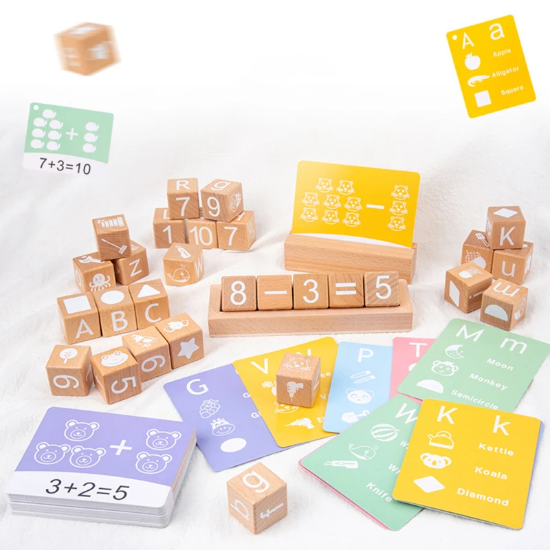 

Детская деревянная игрушка, правописание, английские слова, игра, буквы, картонные учебные пособия Монтессори, заклинание слов, строительны...